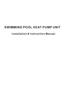 Pool Heat Pump Manual