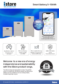 iStore Smart Solar Battery 5~15kWh