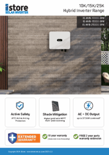 Hybrid inverters 10/15/25kW 3PH
