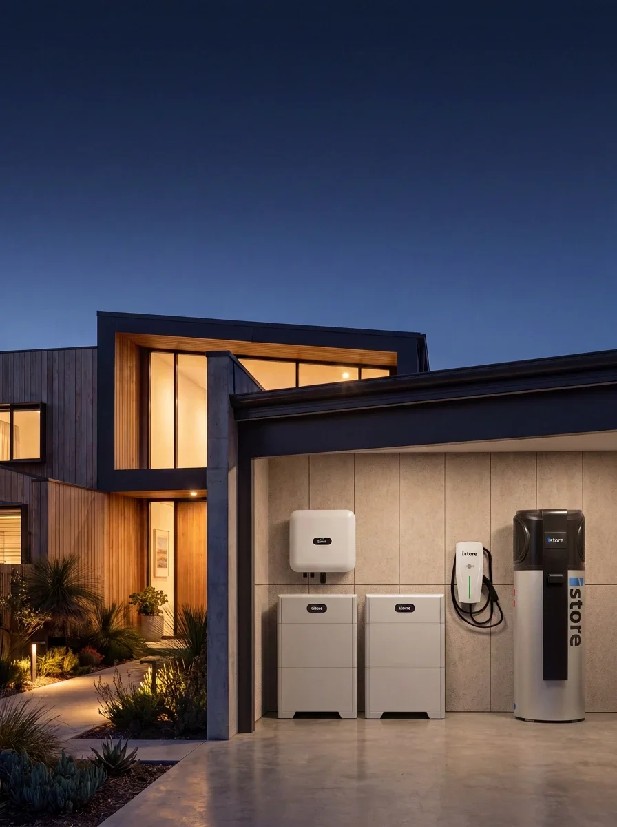 iStore home energy products installed in a modern Australian home