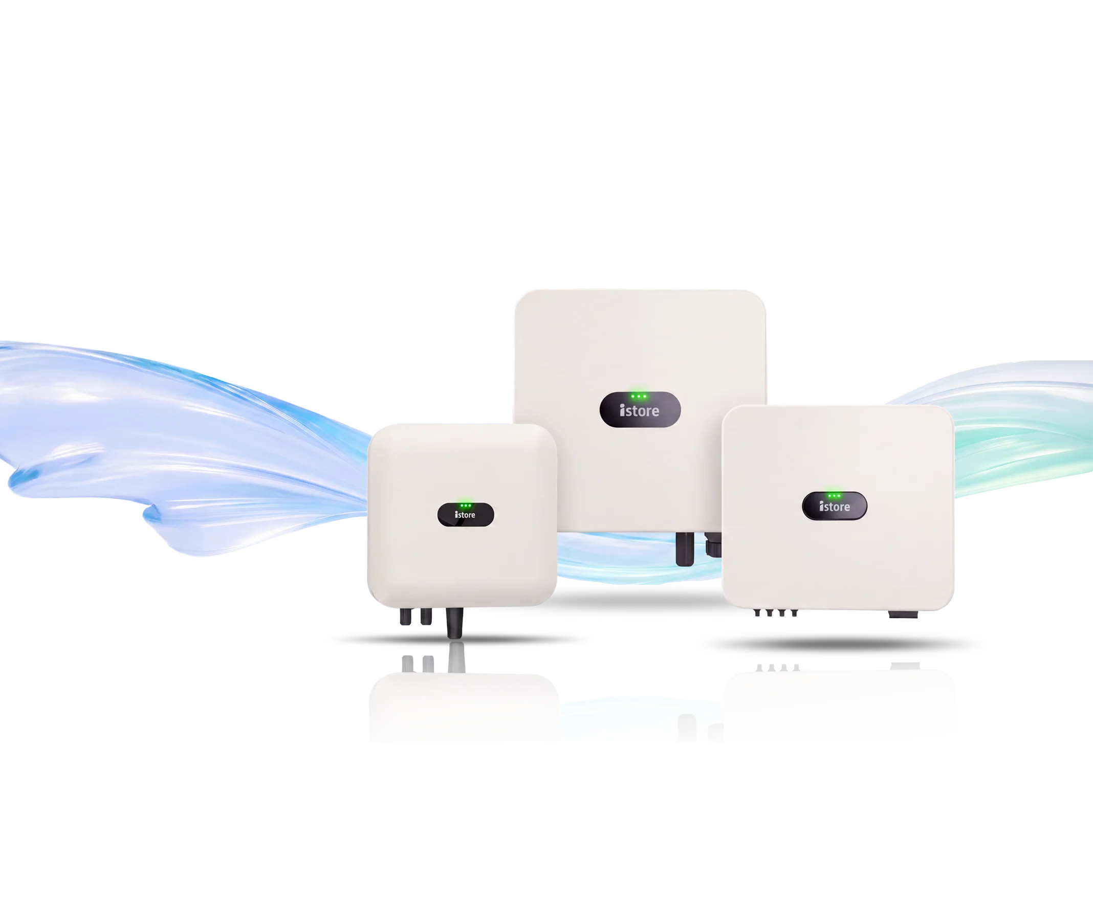 Three iStore solar inverter models for Australian residential and commercial solar systems