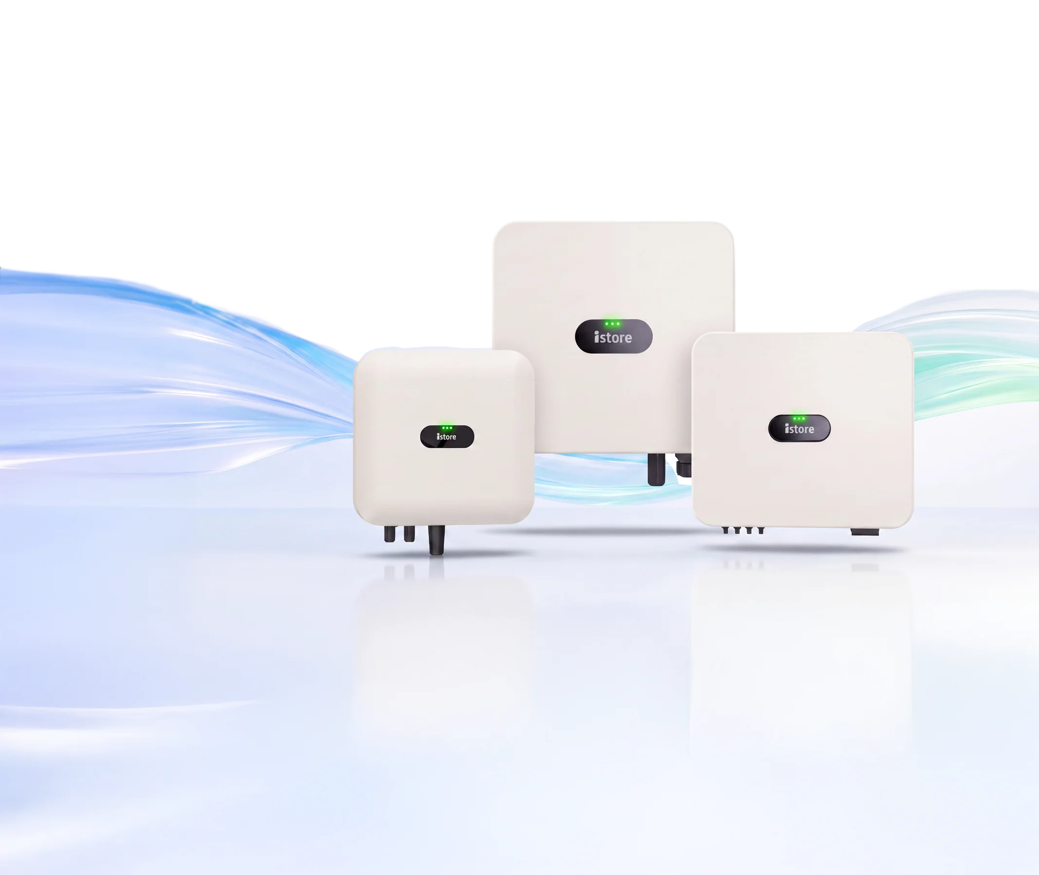 Three iStore solar inverter models for Australian residential and commercial solar systems