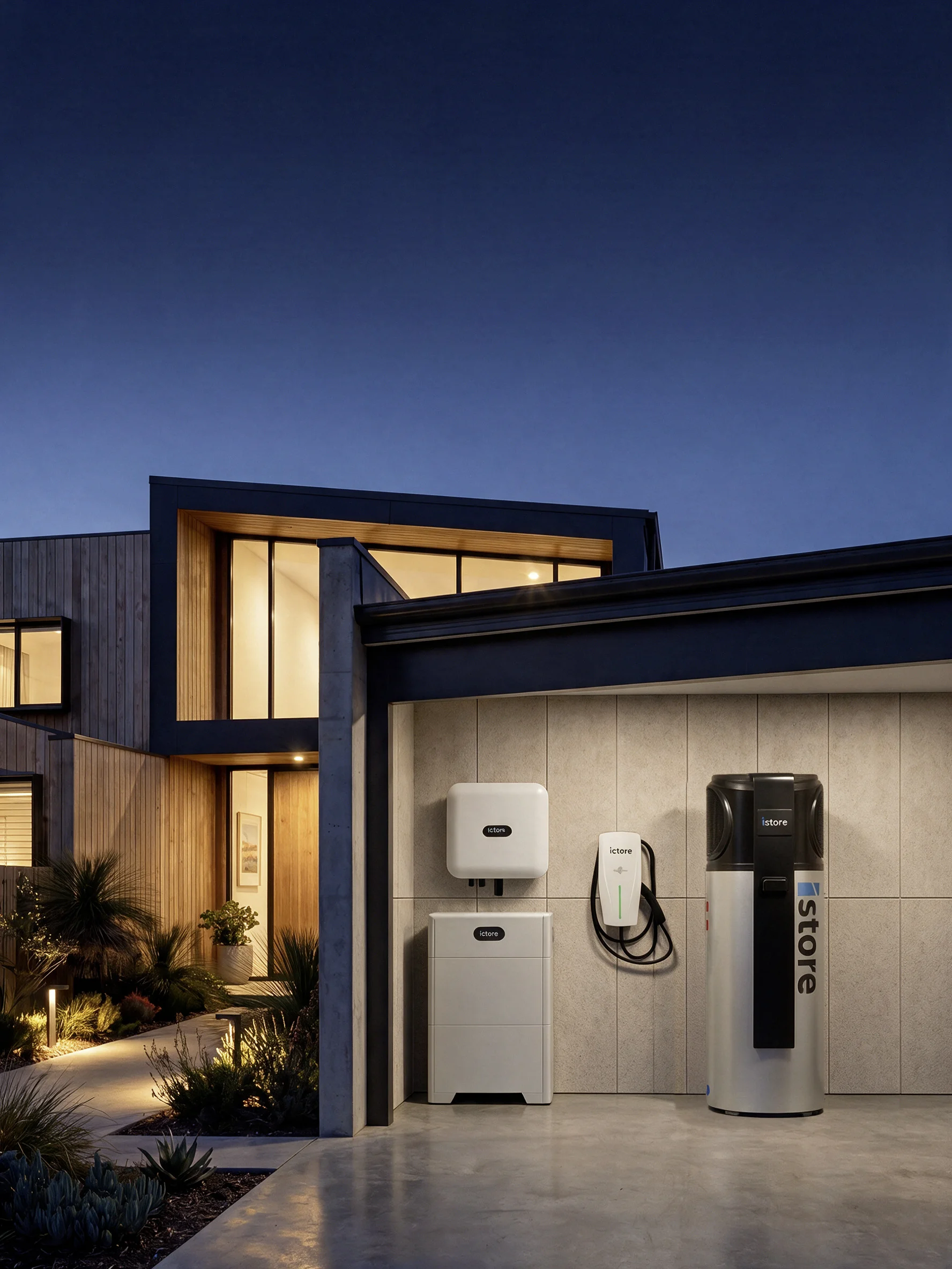 iStore home energy products installed in a modern Australian home