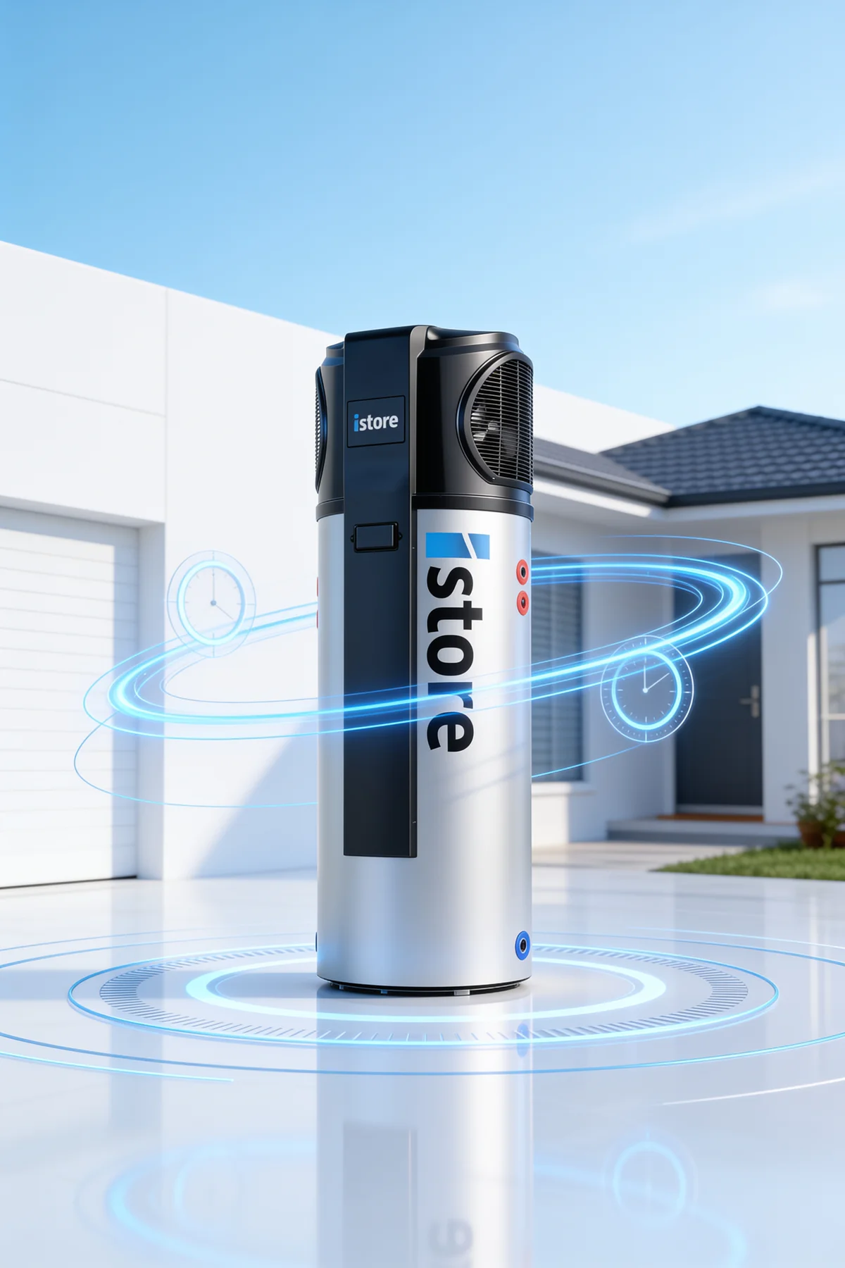 iStore heat pump producing more hot water over the same running hours